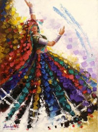 Bandah Ali, 18 x 24 Inch, Acrylic on Canvas, Figurative-Painting, AC-BNA-060